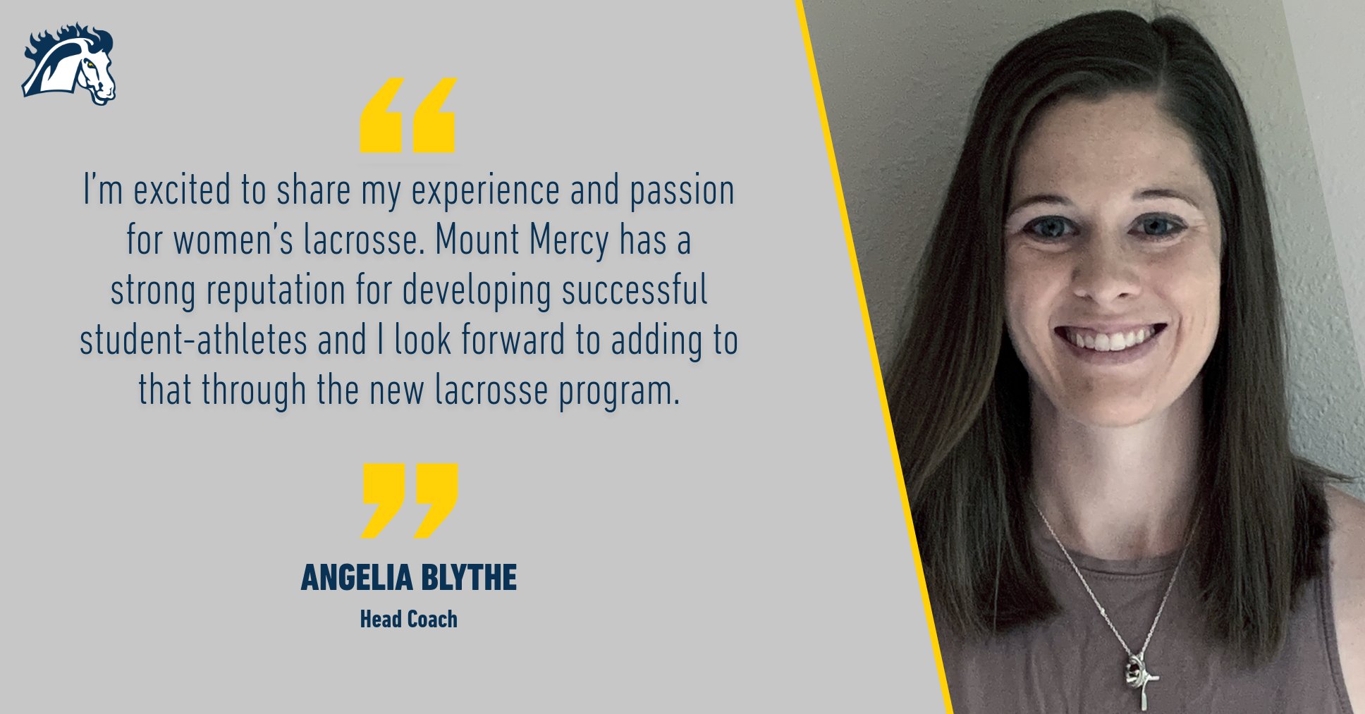 Blythe named first women's lacrosse coach