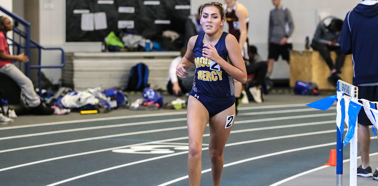 Record-Breaking Performances Lead to Second-Place Finishes - Mount Mercy  University Athletics