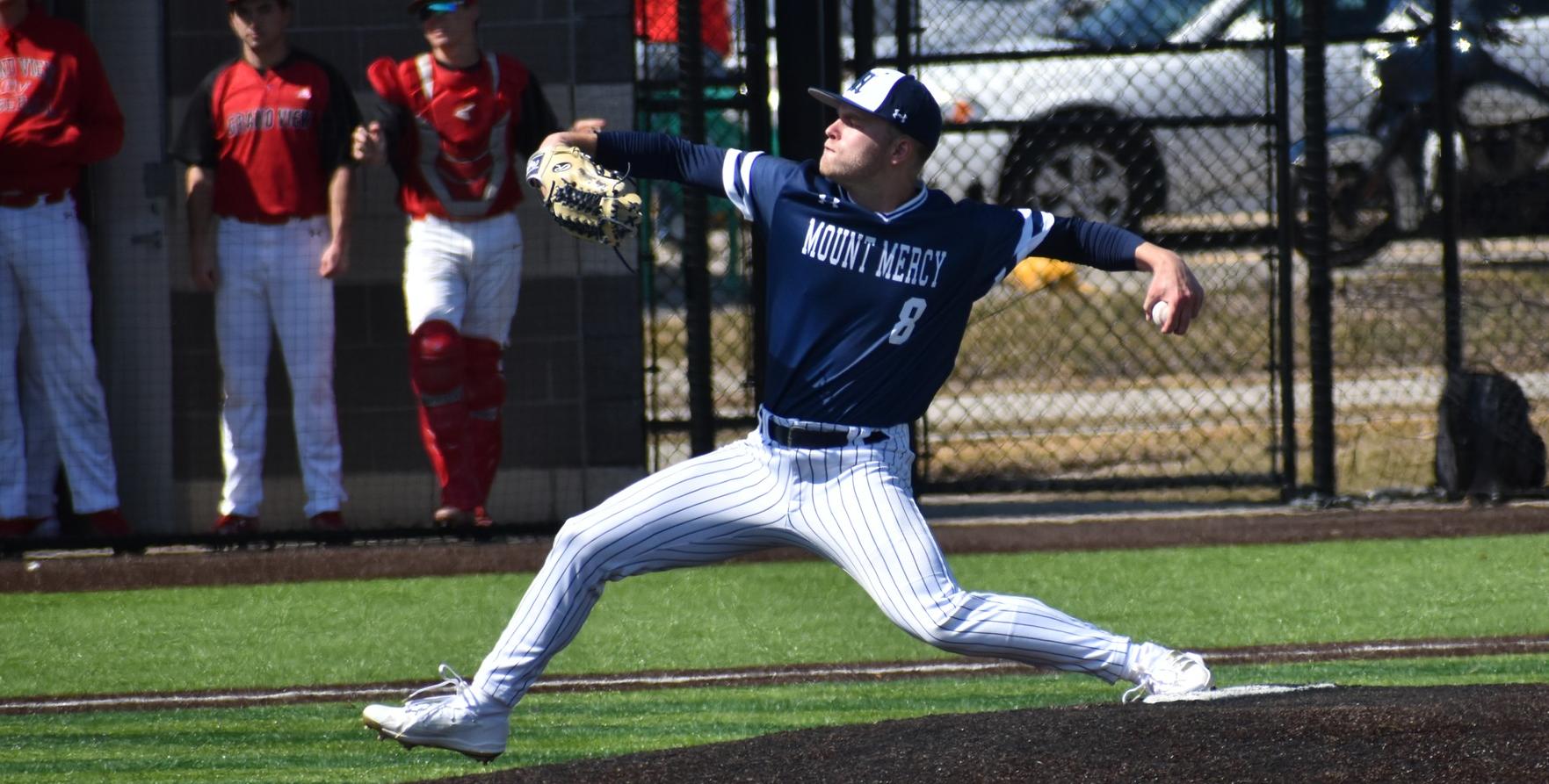 Schlotman tosses a gem as Mustangs cruise in opener