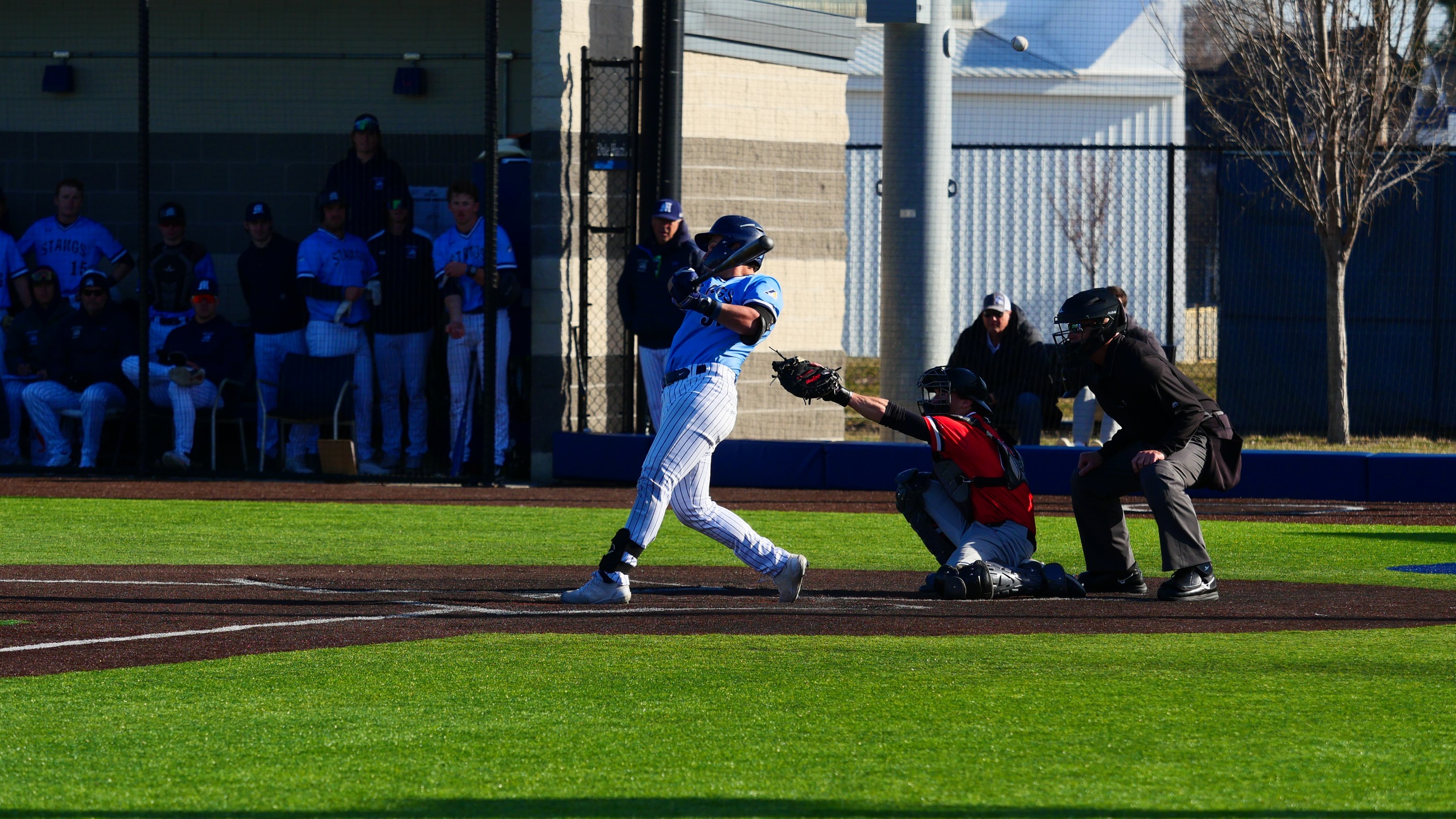 Two Home Run Day by Figueroa Leads Mustangs to Doubleheader Sweep