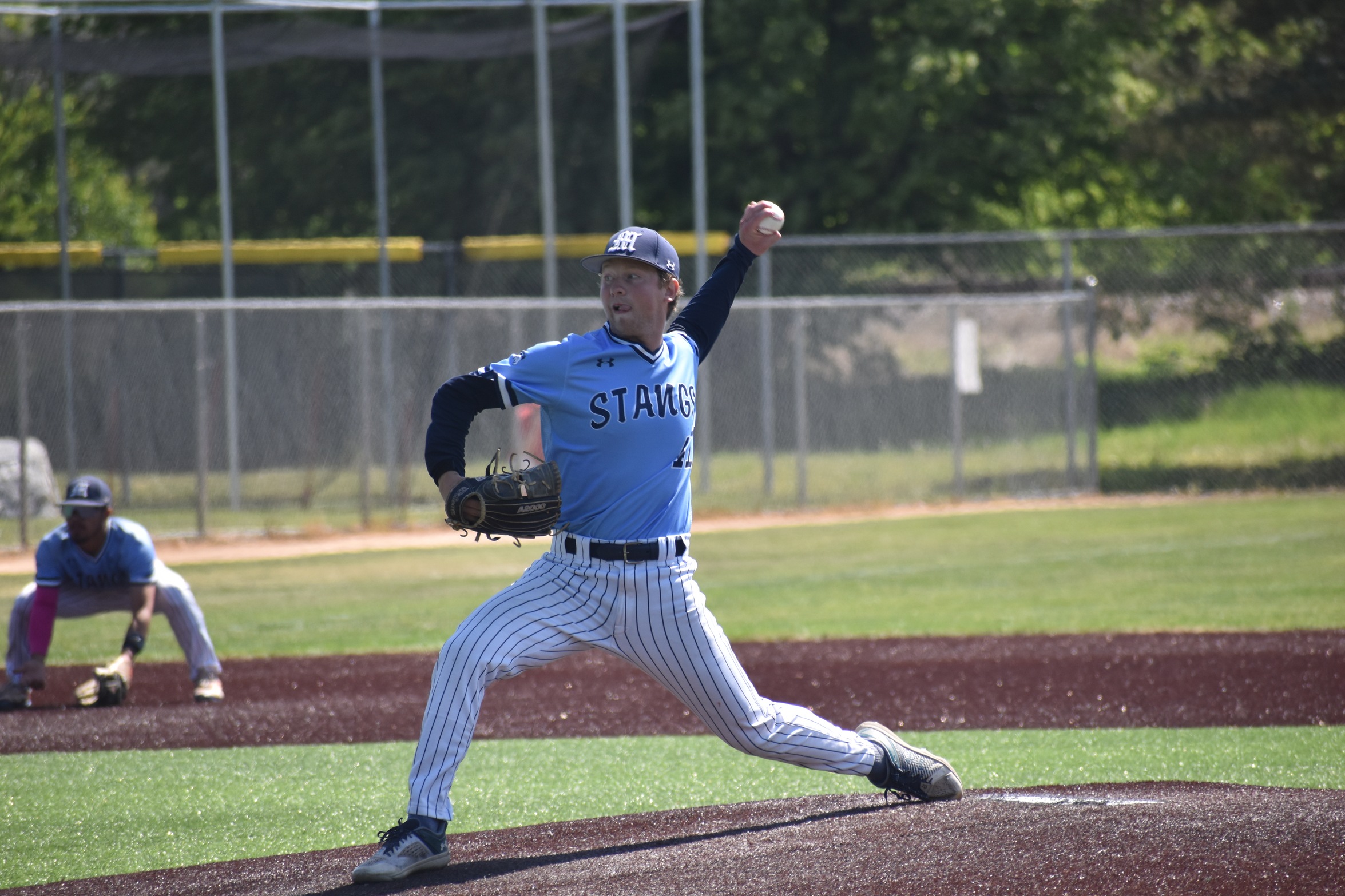 Mustangs Offense Stalls as Indiana Wesleyan Takes Tournament Opener