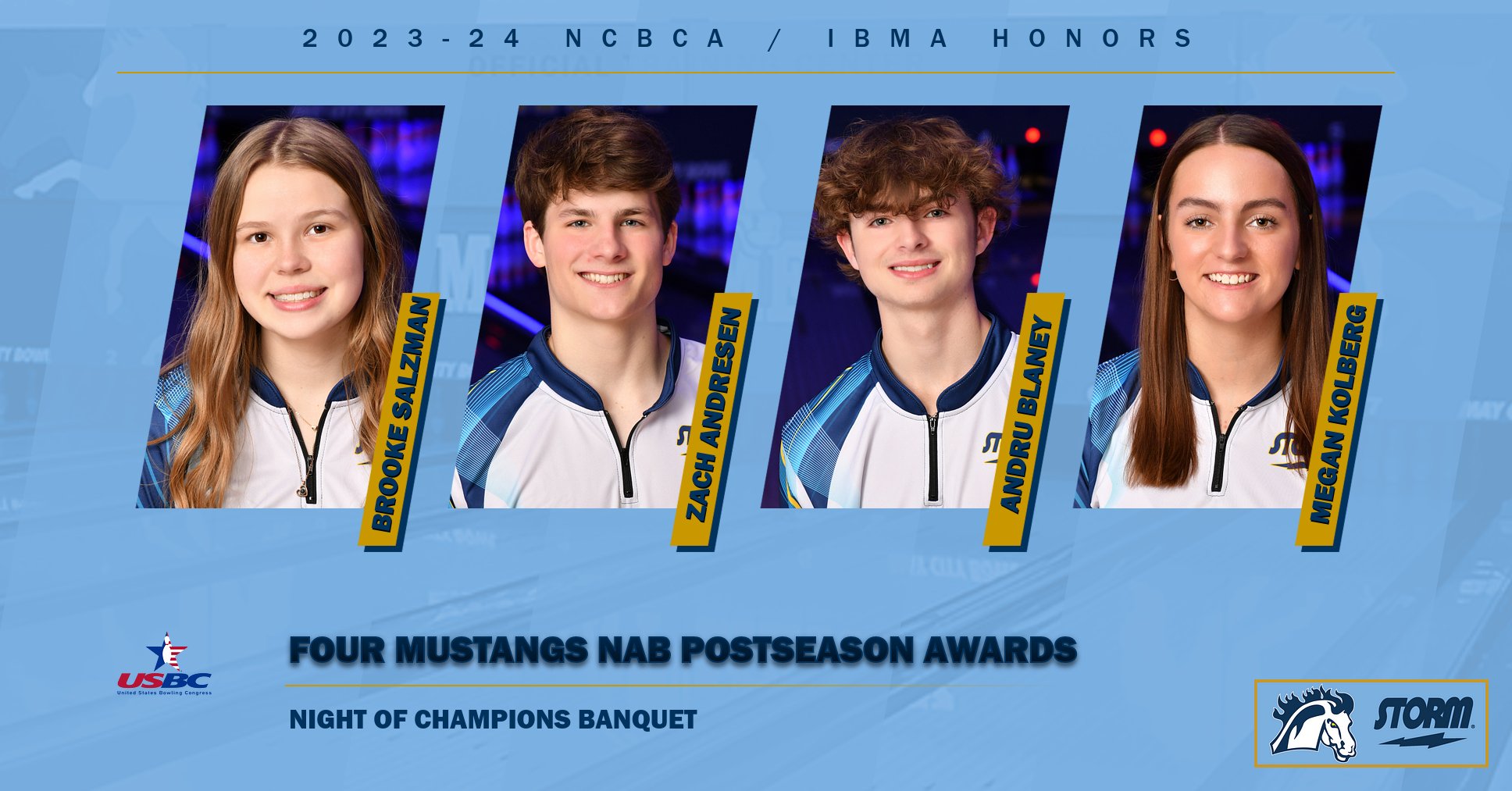 Mustangs haul in postseason awards