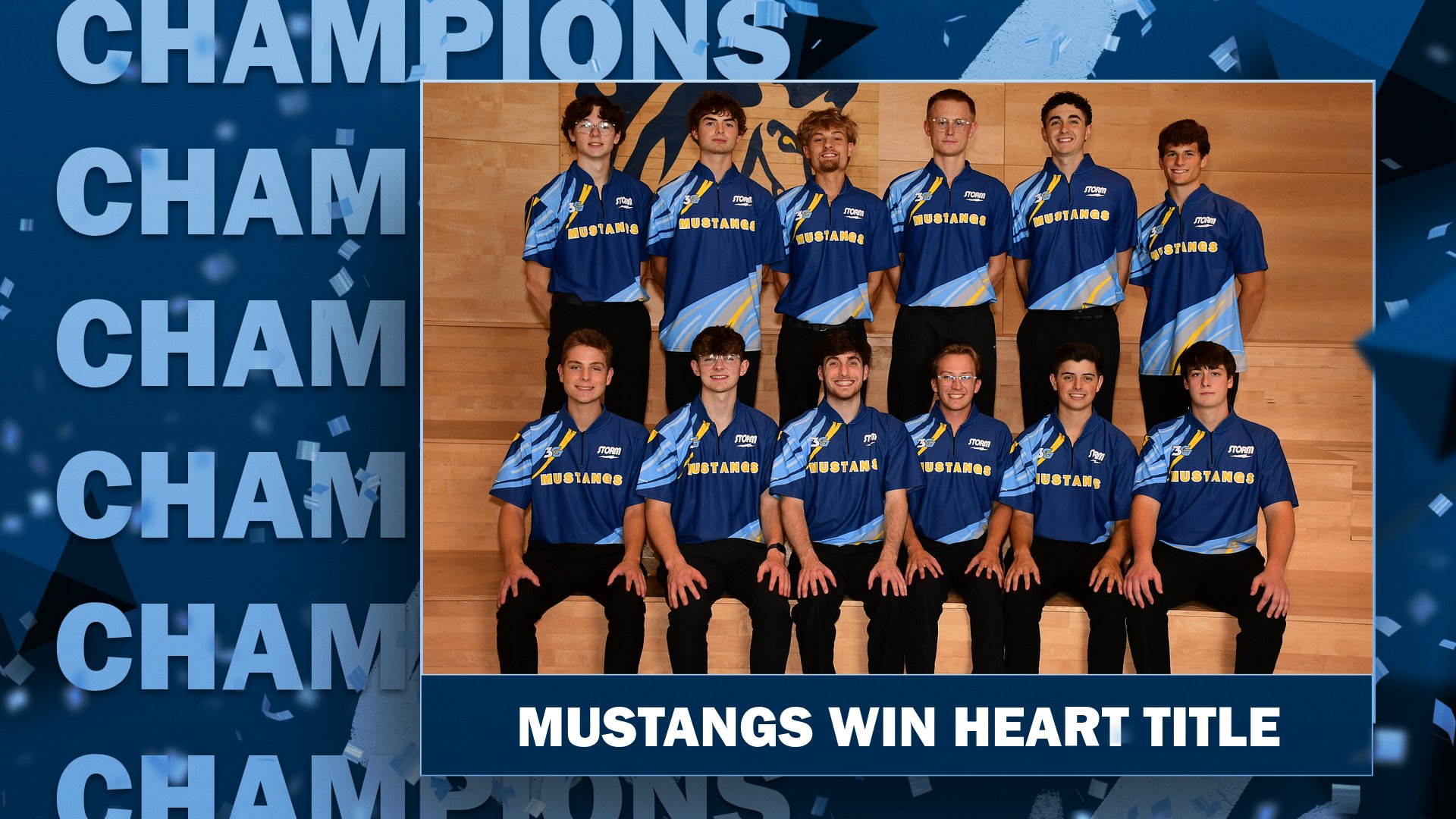 Mustangs Win Heart Championship; Dominate All-Conference and Postseason Awards