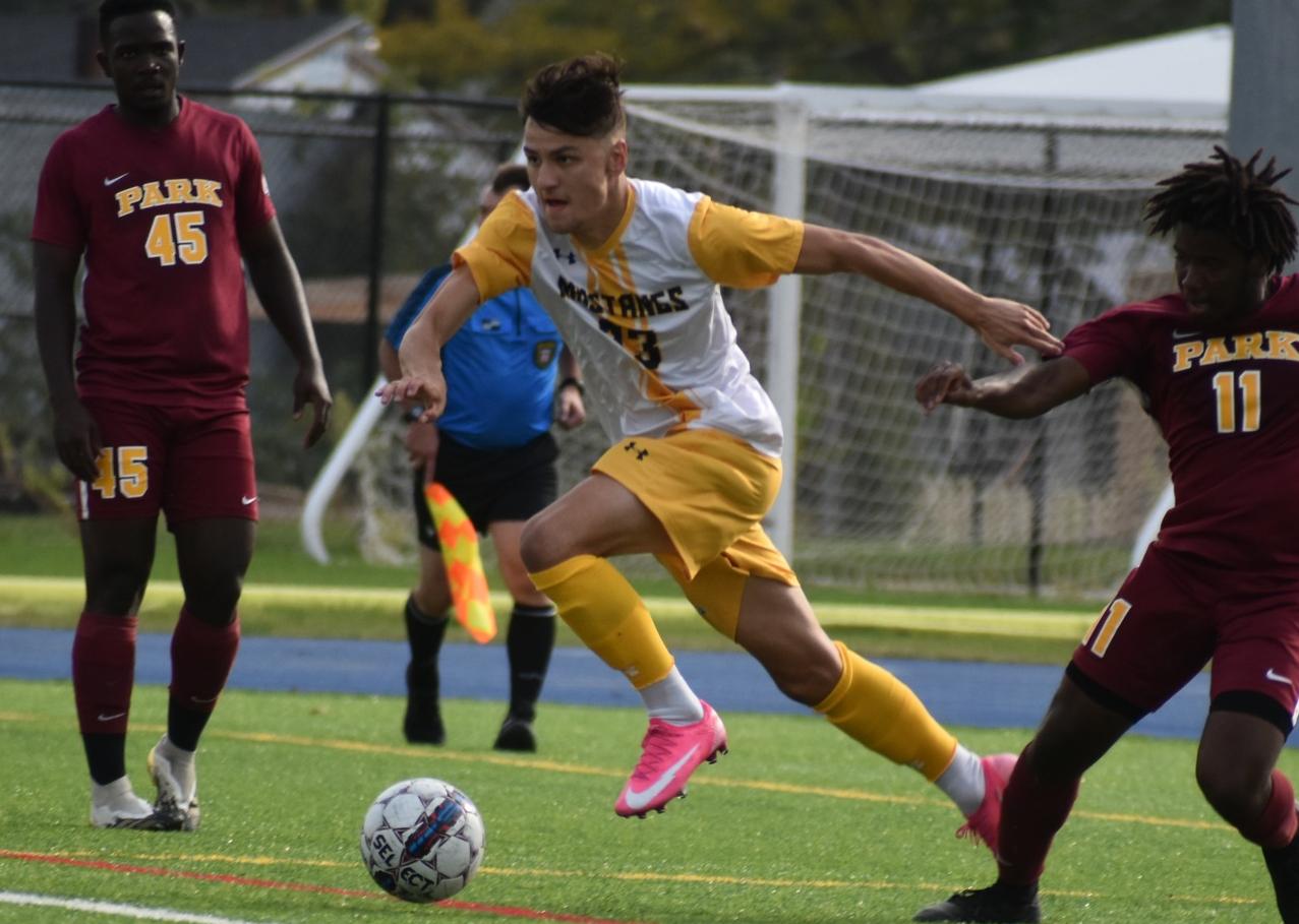 Sasaki's hat trick powers Mustangs