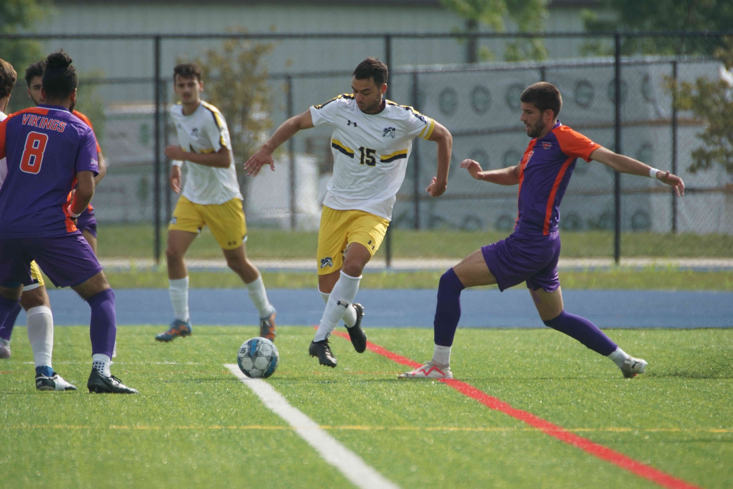 Mustangs remain unbeaten on the road after win at Park