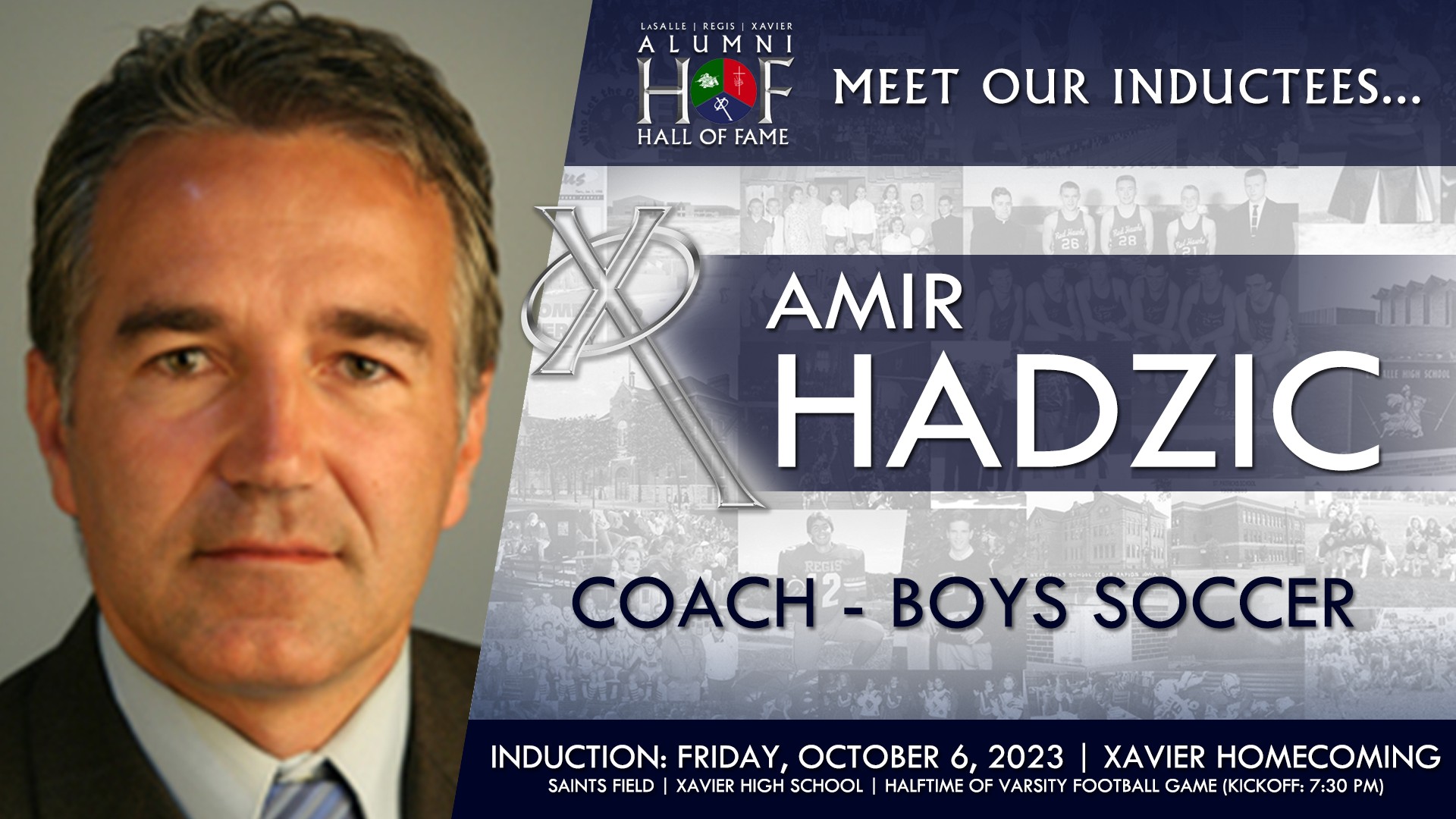 Hadzic inducted into the Xavier Alumni Hall of Fame