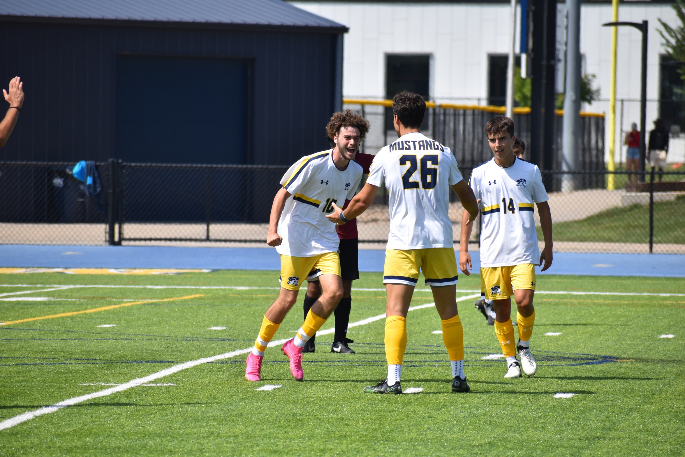 Offensive Explosion Propels Men's Soccer to Season Opening Victory