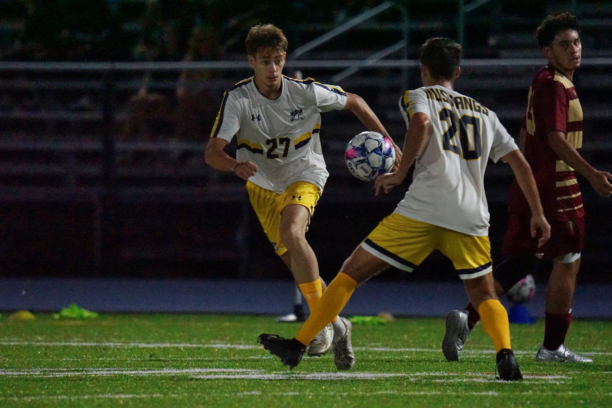 Anzallo's Game-Winner Lifts Mustangs Past St. Ambrose