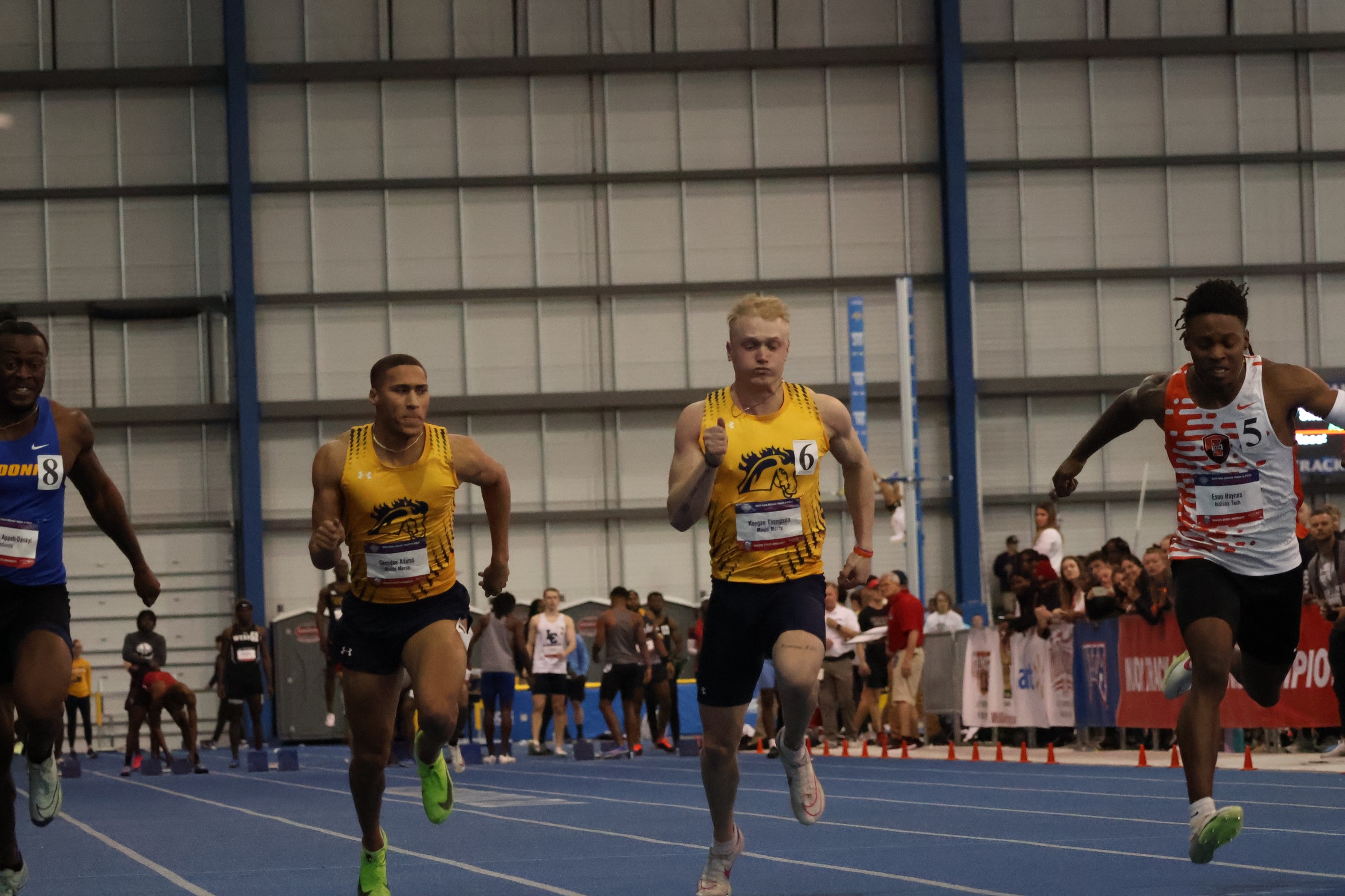 Adams, Thompson Hit B Qualifying Marks at Friday Knight Lights Meet