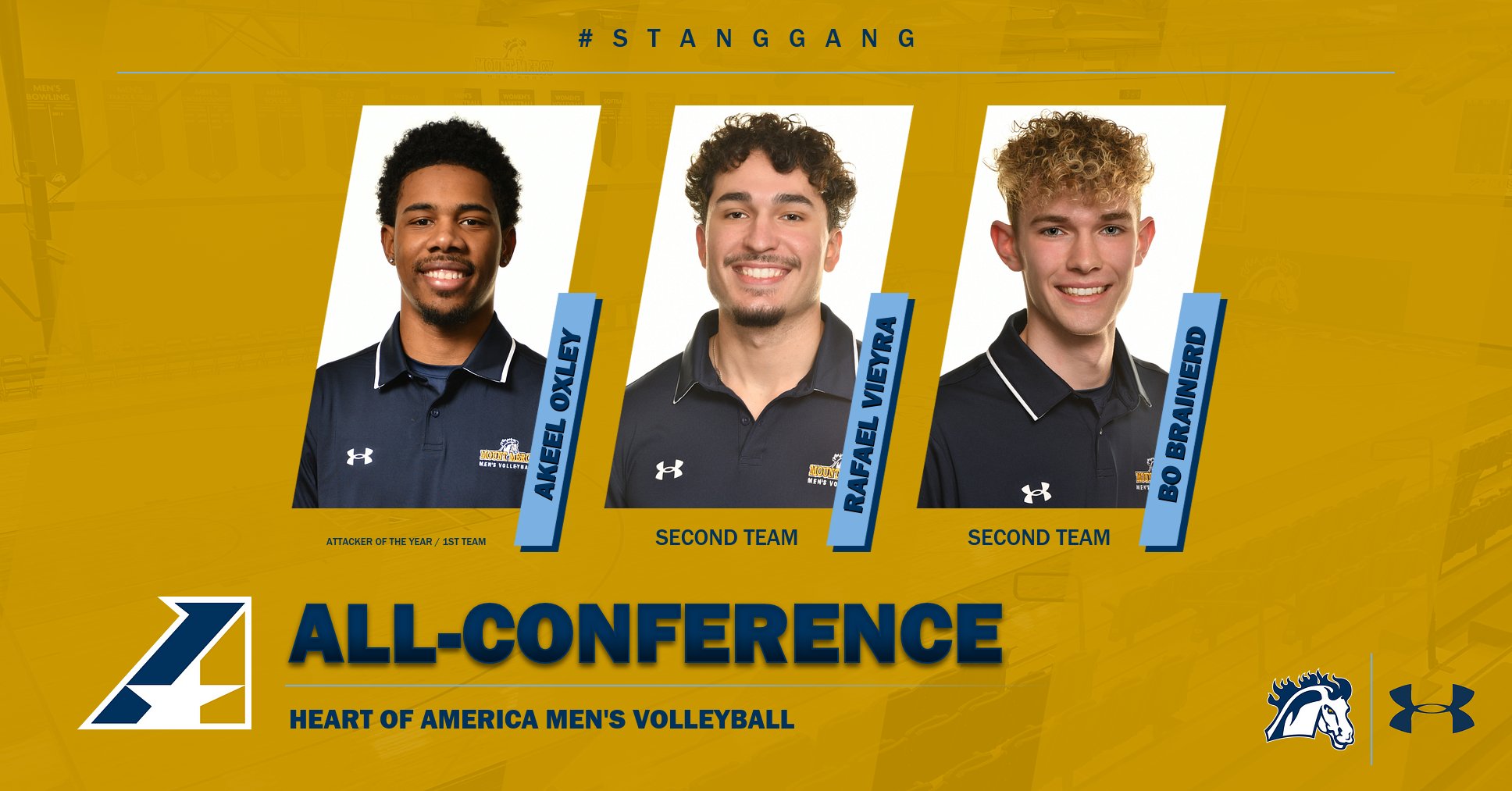 Oxley named Attacker of the Year; three Mustangs nab Heart honors