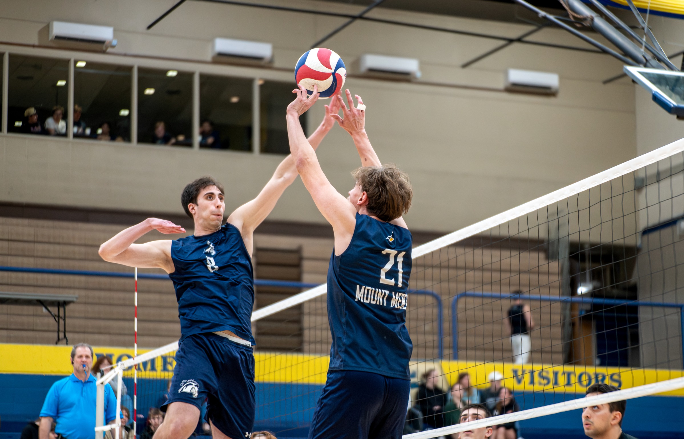 Mustangs Dominate Coyotes in Three Straight Sets