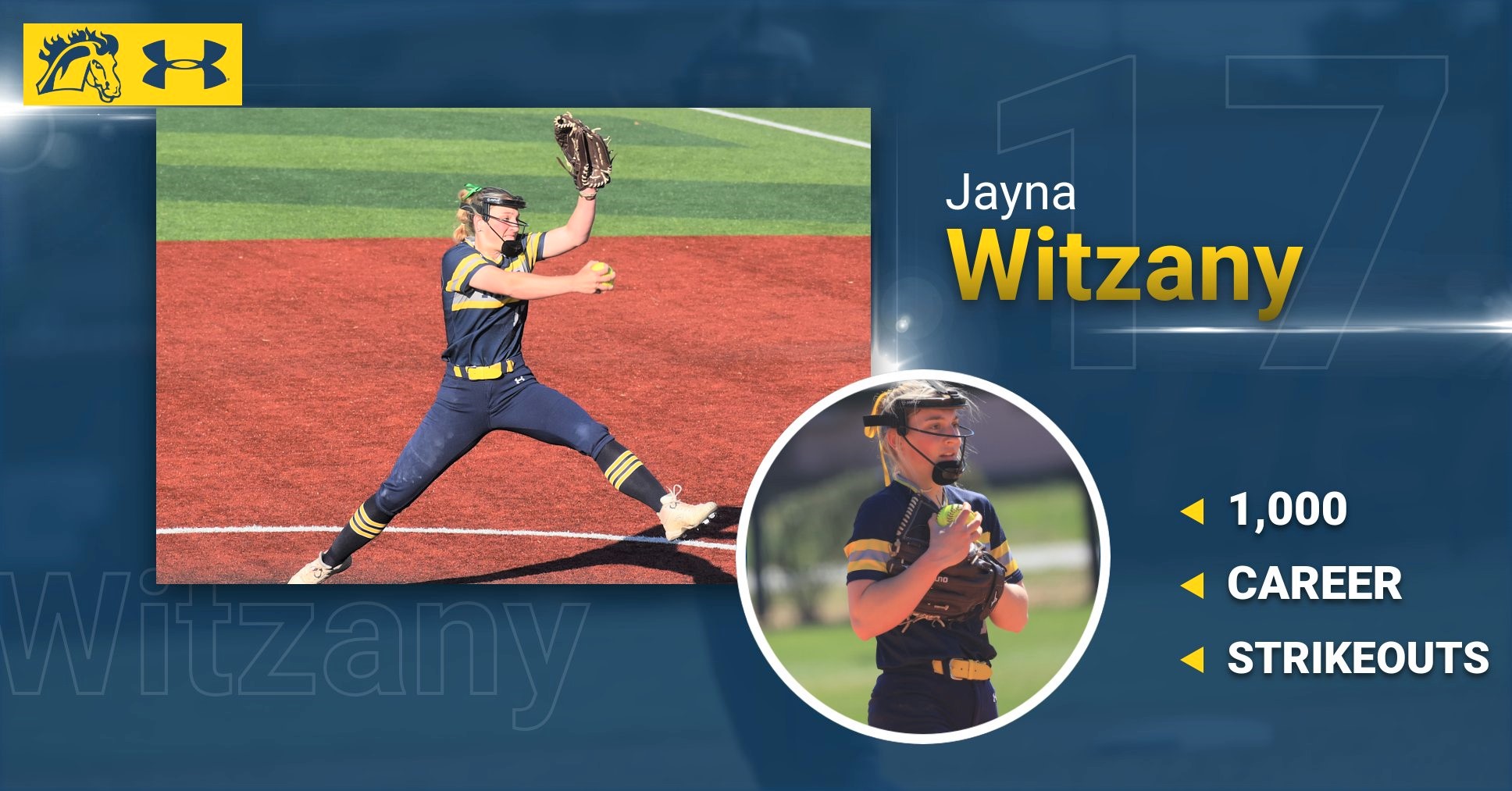 Witzany reaches 1,000 career strikeouts
