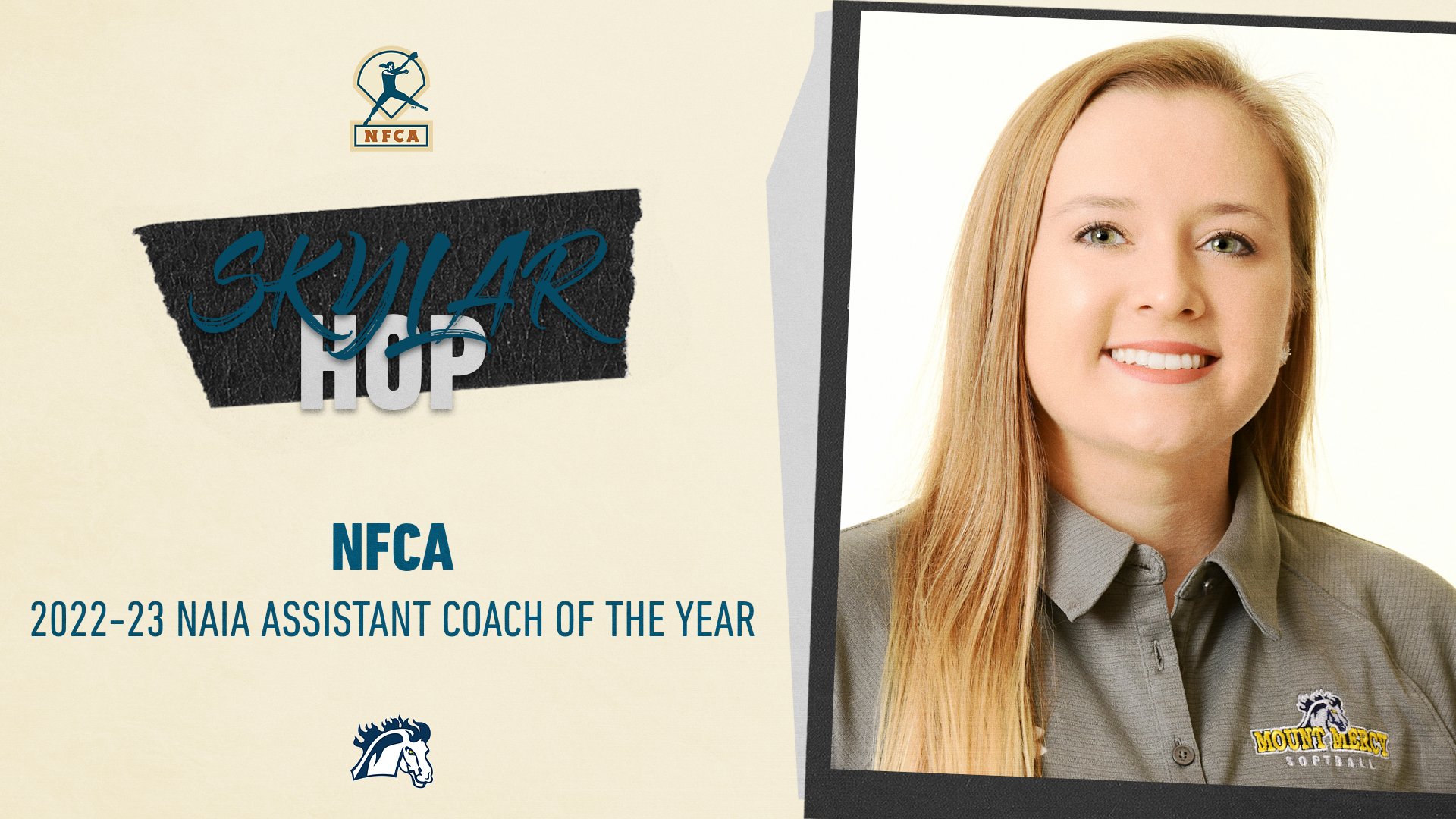 Hop named NFCA NAIA Assistant Coach of the Year