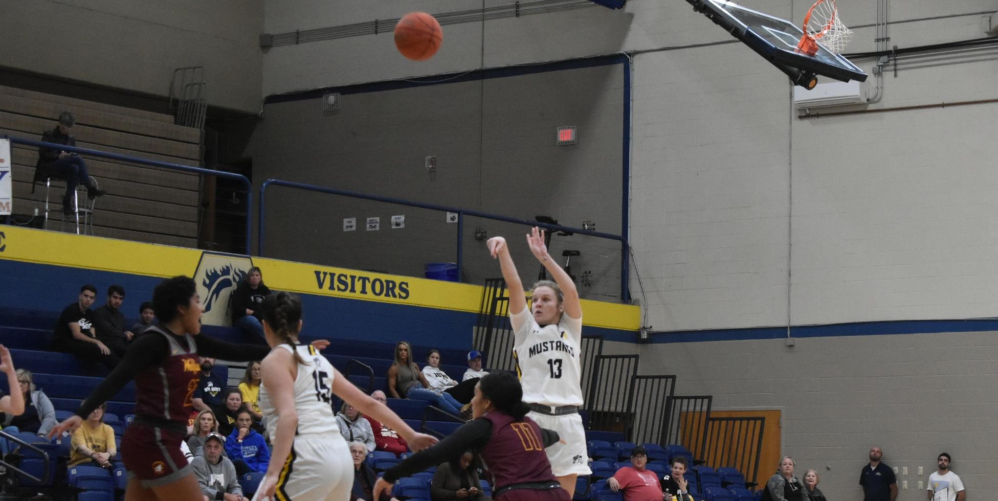 Mustangs drop final non-conference contest