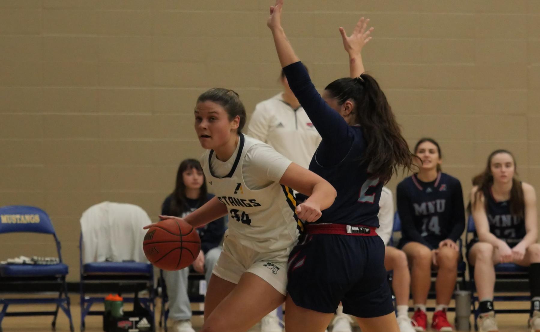 Pioneers slip by Mustangs, take control of fourth place
