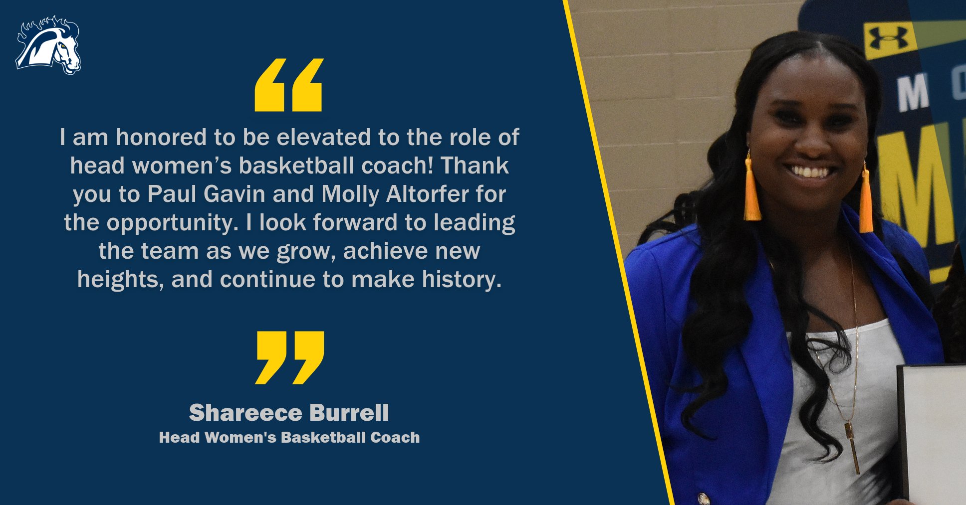 Burrell Named Next Women's Basketball Head Coach