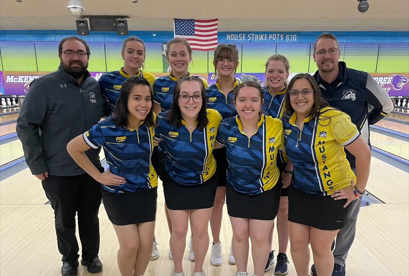 Women's bowling is runner-up at National Collegiate Team Match Games