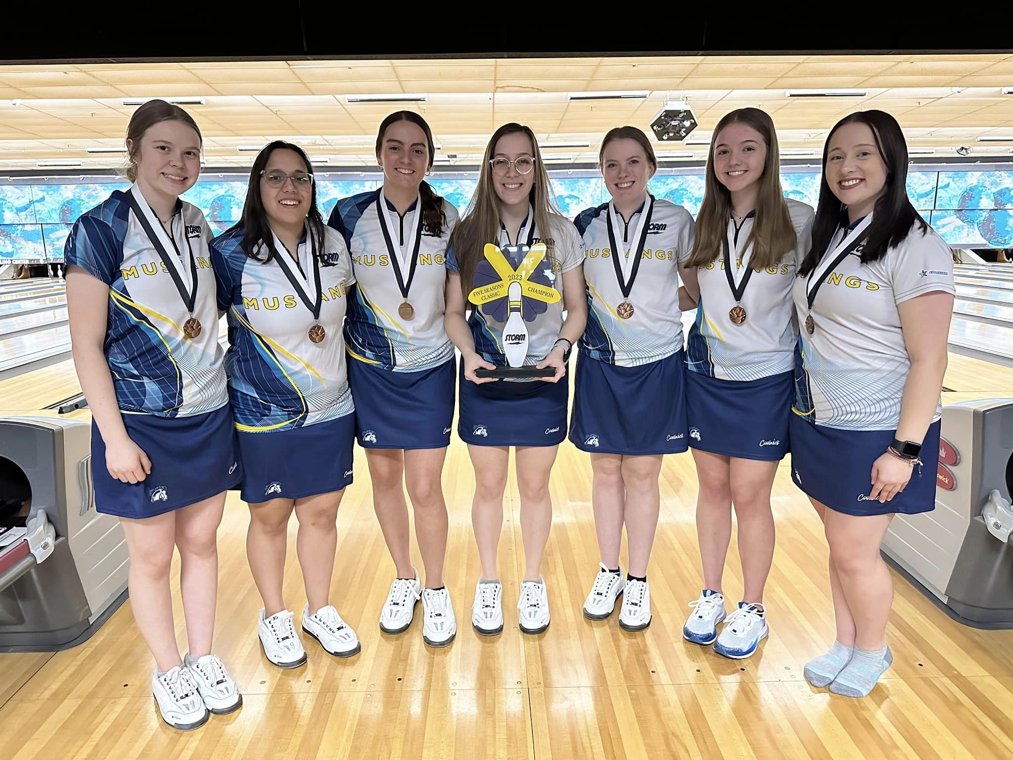 Mustang bowling rolls to team titles at own Five Seasons Classic