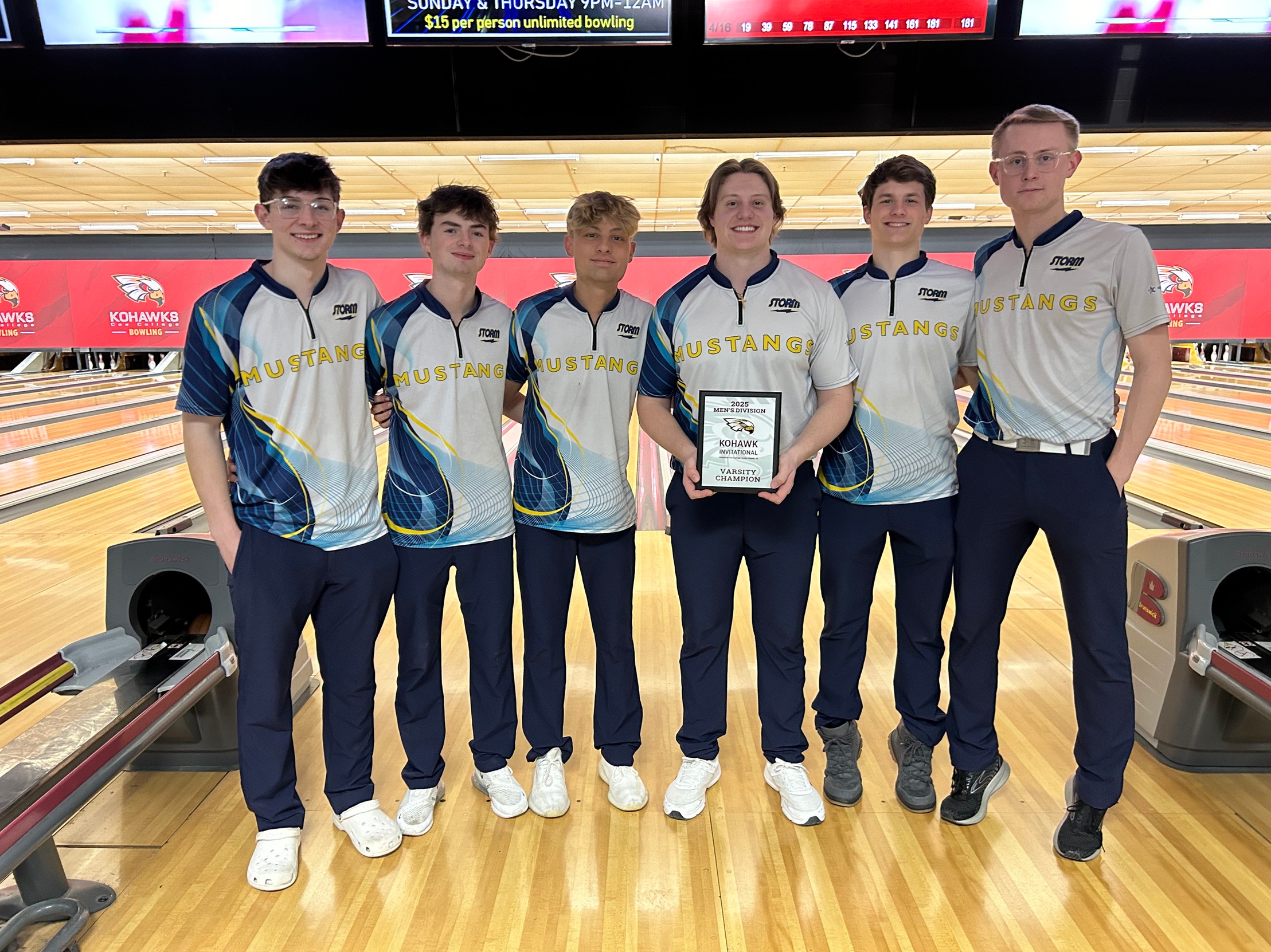 Men's Bowling Secures Second Straight Tournament Crown at Kohawk Invite