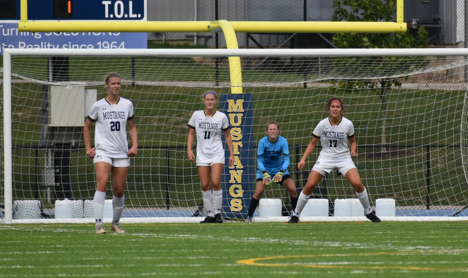 Mustangs fall to Ravens in season finale