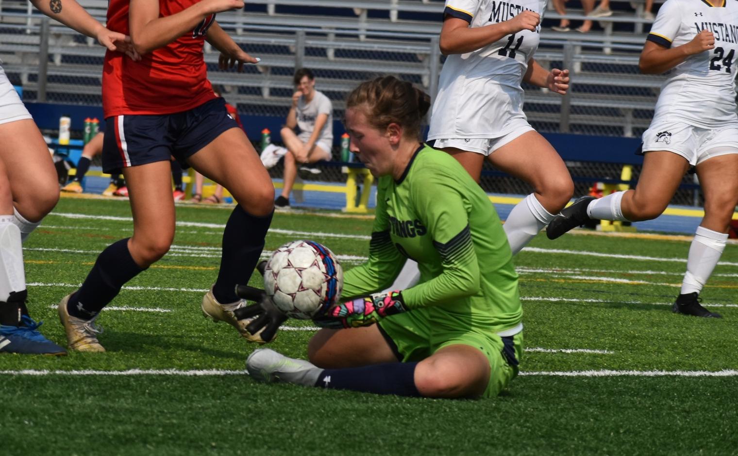 Eagles soar over Mustangs