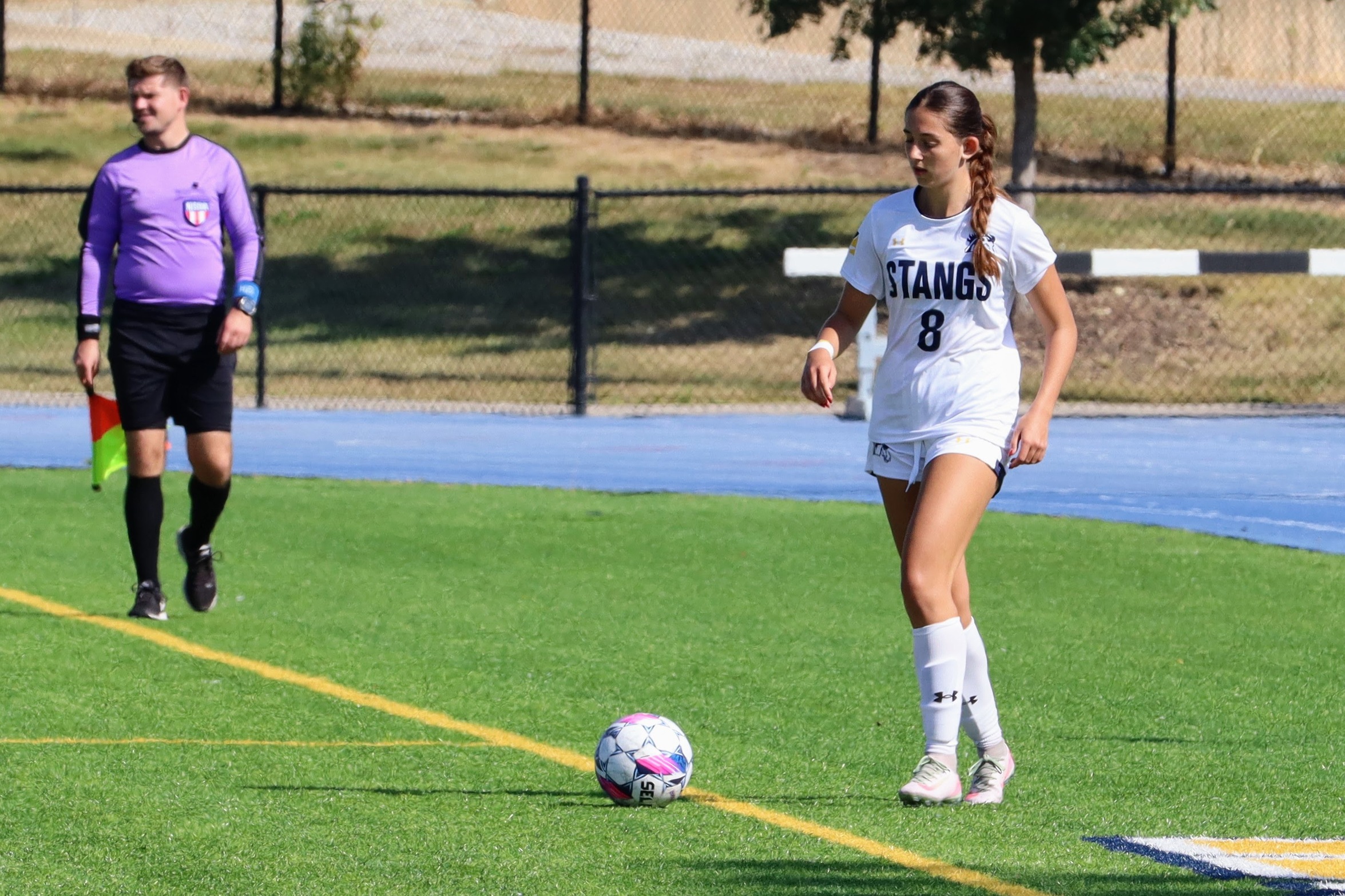 Mustangs Edged Out by Clarke with Late Game Winner