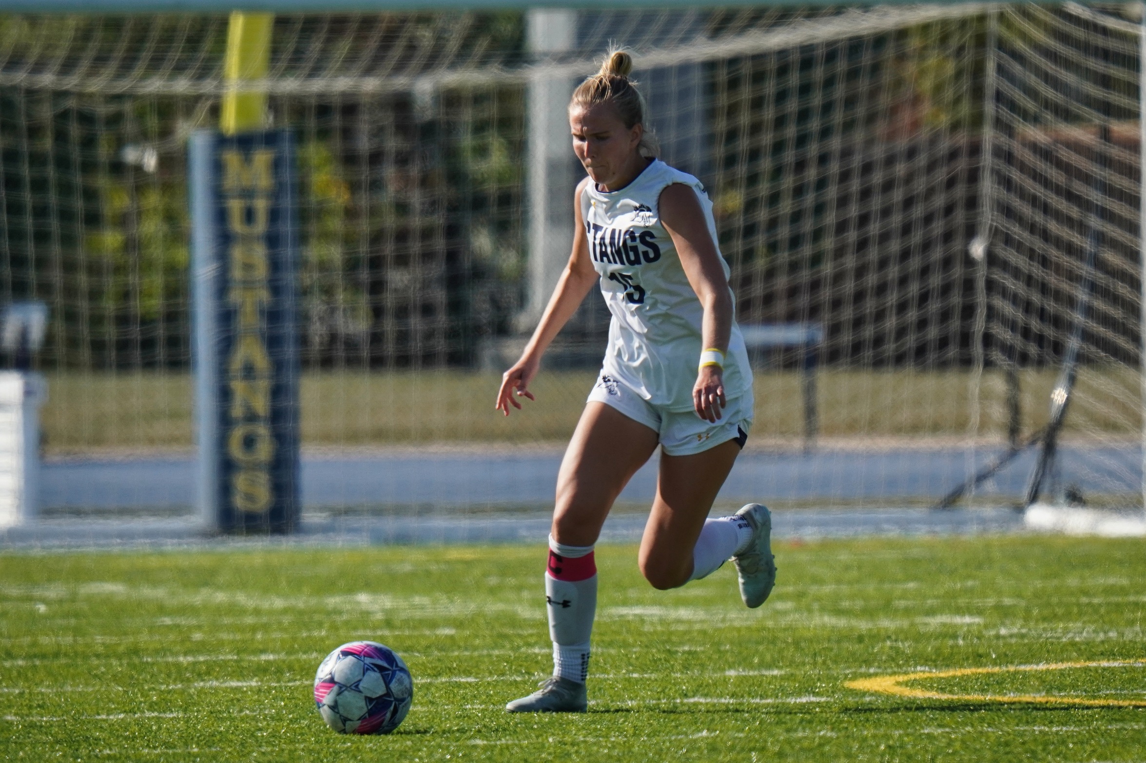 Bastian Nets Brace as Mustangs Cruise on Senior Day