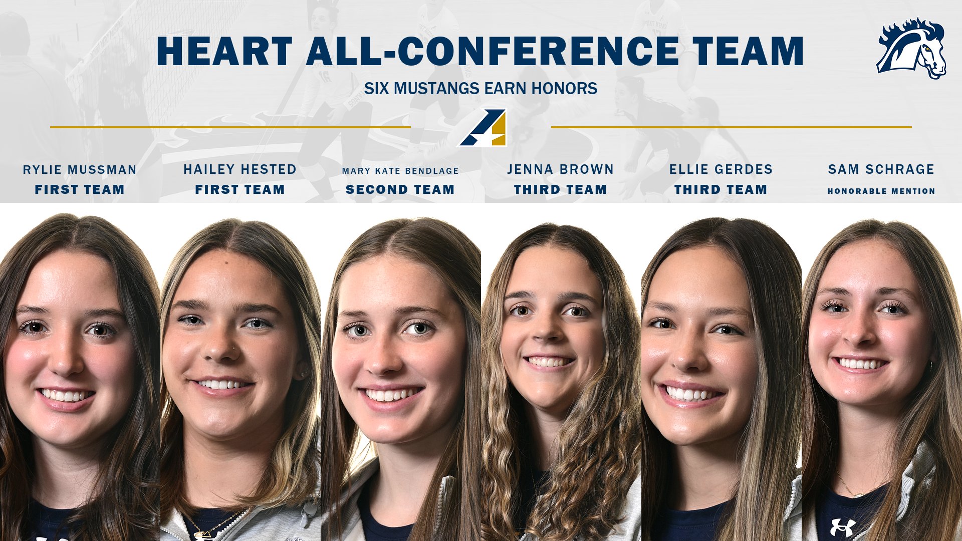 Mussman Tabbed Defender of the Year; Six Mustangs Earn All-Conference